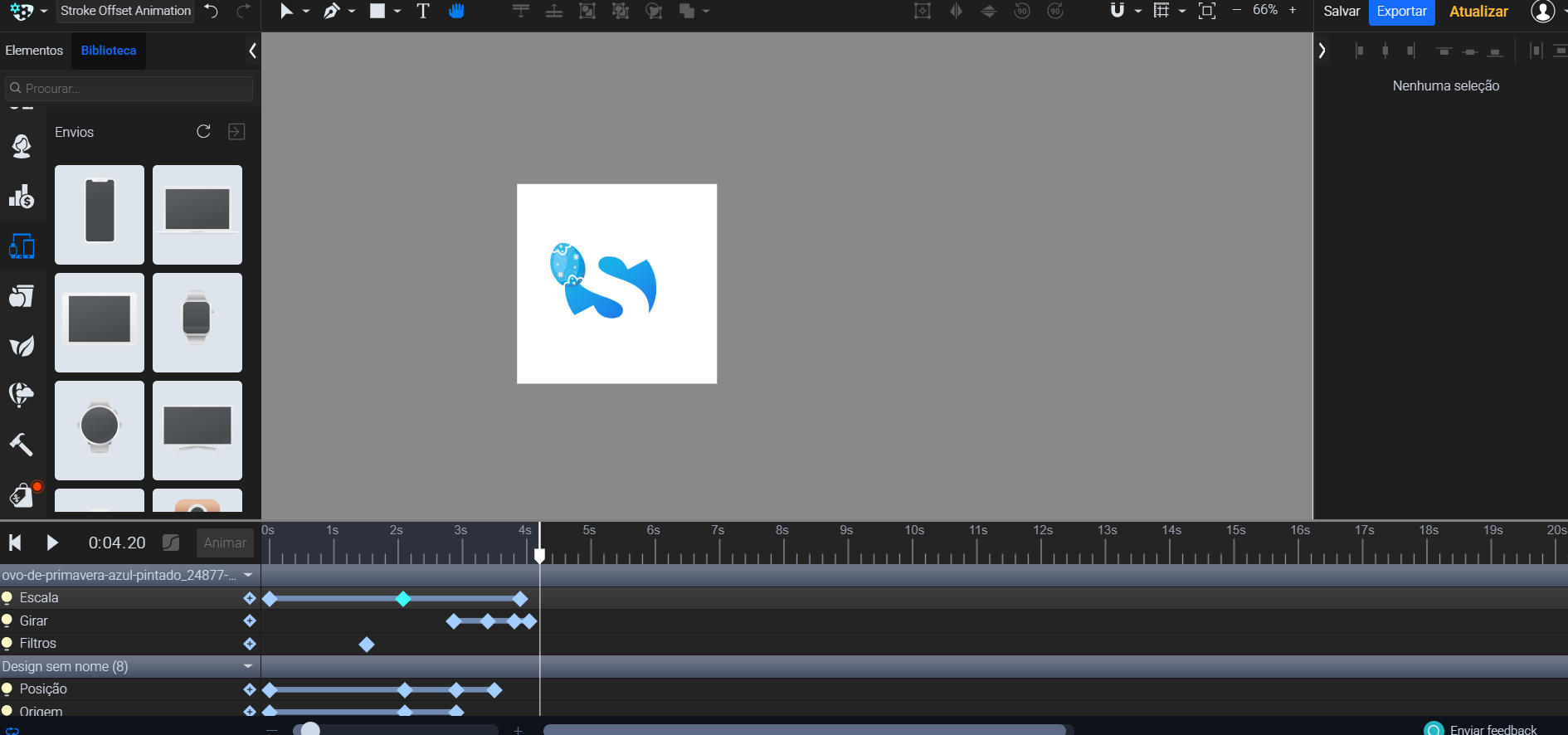 Animação de Páscoa